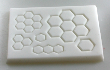 Preview: Mould for honeycomb decoration (verzier-5) Preview: Mould for honeycomb decoration (verzier-5)