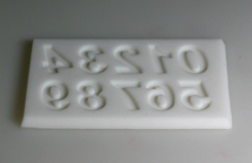 Preview: Mould for Arabic numerals  (verzier-2) Preview: Mould for Arabic numerals  (verzier-2)