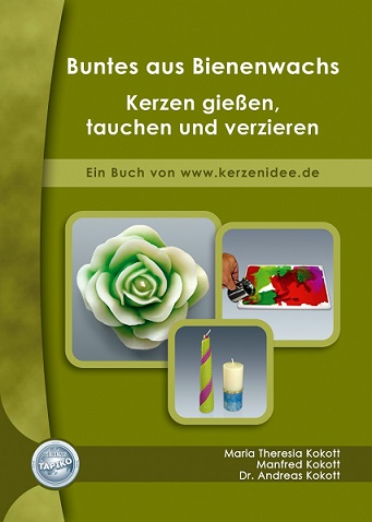 kerzenidee Buch Buntes aus bienenwachs kerzengießen 