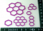 Preview: Mould for honeycomb decoration (verzier-5)