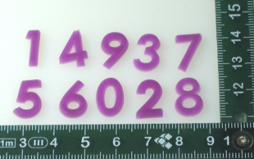 Mould for Arabic numerals (verzier-3)