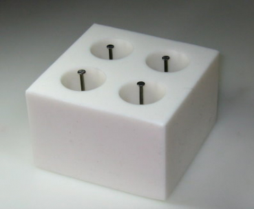Mould for casting for 4 smooth candles (TL-hoch) - flat
