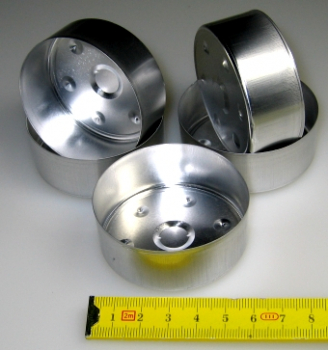 300 Alu bowls MAXI 59 mm diameter (Alu-gross-300)