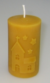 Candle mould: Church and stars (F-W8)