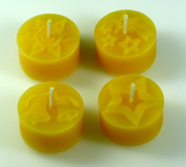 Tealight mould for 4 tealights (4 different christmas motives)  (TLF-M2)