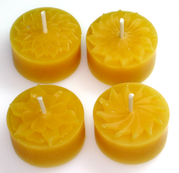 Tealight mould for 4 tealights (4 different flowers) (TLF-M1)