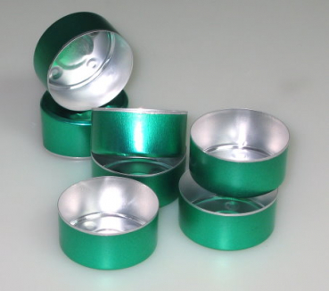 Green Alu bowls 500 pieces (Alu-500-GRÜN)