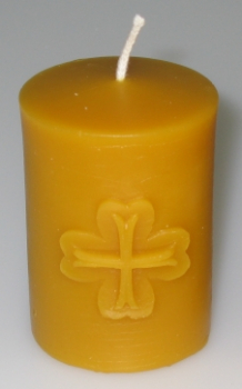 Mould: Candle with templar cross (F-my-1)