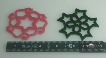 Mould: Christmas ornaments for maxi-tealighs/candles (verzier-9)