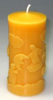 Angels on clouds candle mould