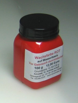 100 g RED Hydro-Wax paint for candles