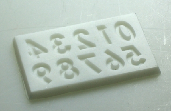 Mould for Arabic numerals (verzier-3)