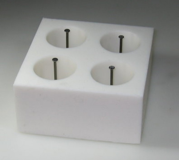 Mould for casting for 4 smooth candles (TL-HB)