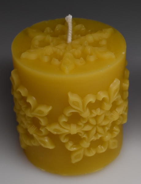 Mould: Candle with motif fleur de lis (F-GK-19)