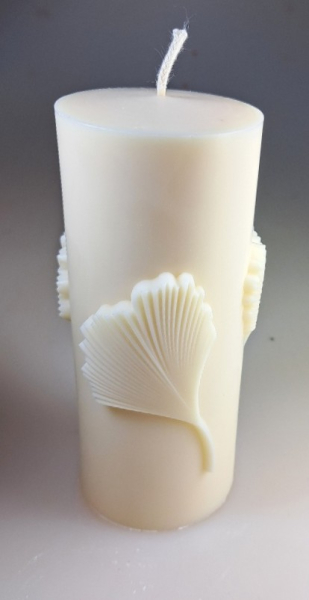 Kerzenform: Gingko (F-Gingko)